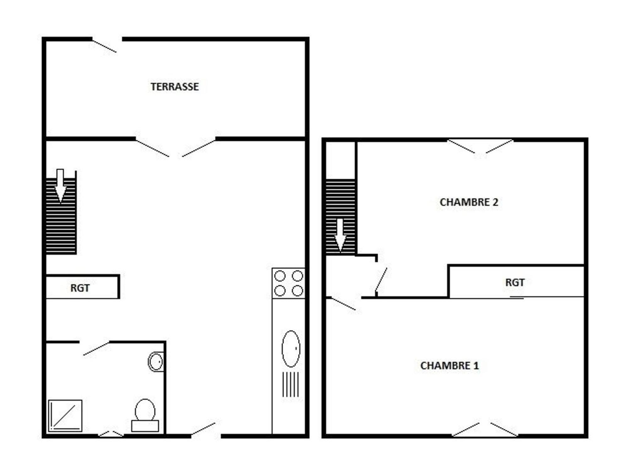 Charmante Villa T3 Avec Terrasse, Parking Et Proximite Plage - Ideale Familles, 5 Couchages - Fr-1-81-472 루케이트 외부 사진